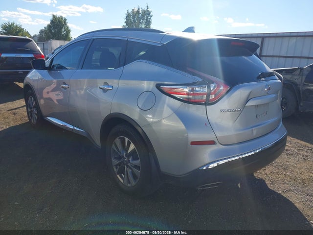 2017 Nissan Murano Platinum/s/sl/sv მანქანა იყიდება აუქციონზე, vin: 5N1AZ2MH9HN170048, აუქციონის ნომერი: 46254678