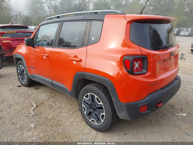Aukcja sprzedaży 2015 Jeep Renegade Trailhawk, vin: ZACCJBCT6FPB96038, numer aukcji: 46254734
