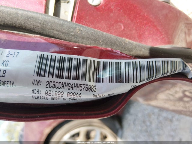 Aukcja sprzedaży 2017 Dodge Charger Sxt Rwd, vin: 2C3CDXHG4HH576083, numer aukcji: 46254873