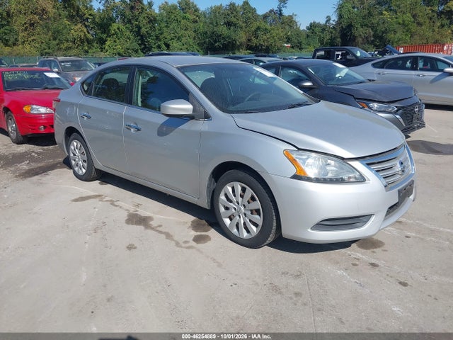 2014 Nissan Sentra Sv მანქანა იყიდება აუქციონზე, vin: 3N1AB7AP2EY204155, აუქციონის ნომერი: 46254889