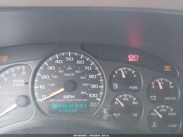 Продаж на аукціоні авто 2001 Chevrolet Silverado 1500 Lt, vin: 2GCEK19T611363069, номер лоту: 46254921