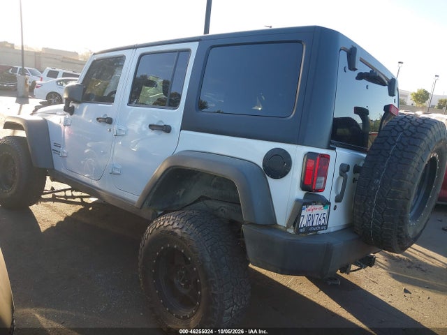 Продаж на аукціоні авто 2015 Jeep Wrangler Unlimited Sport, vin: 1C4BJWDG1FL592127, номер лоту: 46255024