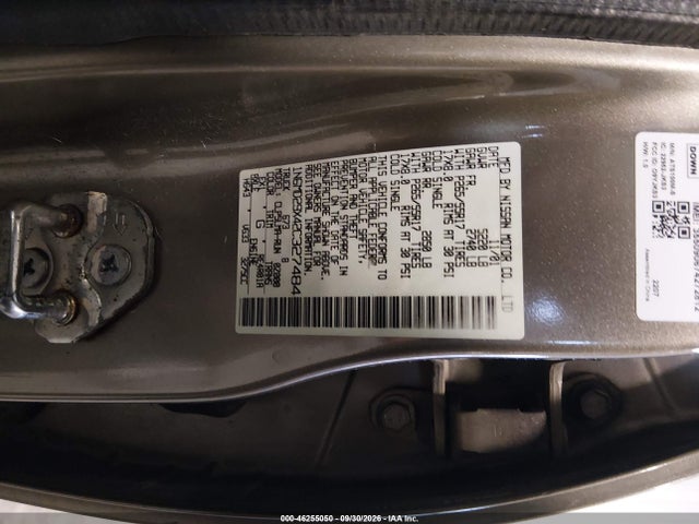 2002 Nissan Frontier Sc-v6 მანქანა იყიდება აუქციონზე, vin: 1N6MD29X42C327484, აუქციონის ნომერი: 46255050