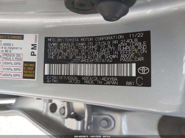 Toyota Corolla Xse 2023 JTDT4MCE6P3516162 Image 9