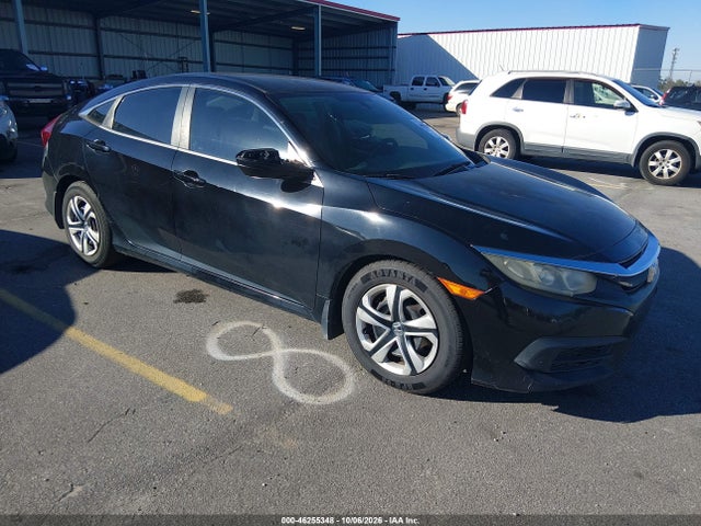2016 Honda Civic Lx მანქანა იყიდება აუქციონზე, vin: 2HGFC2F51GH516729, აუქციონის ნომერი: 46255348