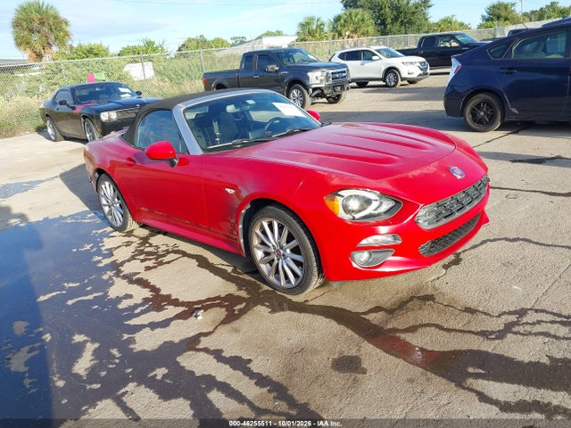 2018 Fiat 124 Spider Lusso მანქანა იყიდება აუქციონზე, vin: JC1NFAEK9J0134766, აუქციონის ნომერი: 46255511