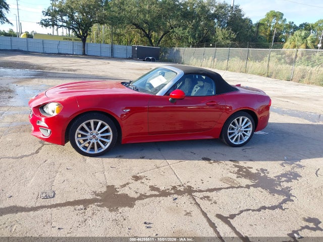 2018 Fiat 124 Spider Lusso მანქანა იყიდება აუქციონზე, vin: JC1NFAEK9J0134766, აუქციონის ნომერი: 46255511