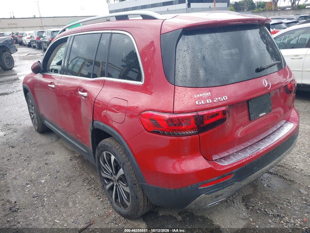 Aukcja sprzedaży 2021 Mercedes-benz Glb 250, vin: W1N4M4GB8MW097576, numer aukcji: 46255551