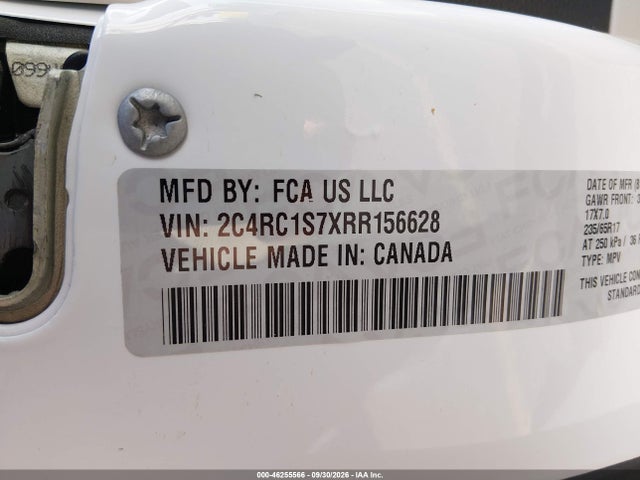 Aukcja sprzedaży 2024 Chrysler Pacifica Hybrid Select, vin: 2C4RC1S7XRR156628, numer aukcji: 46255566