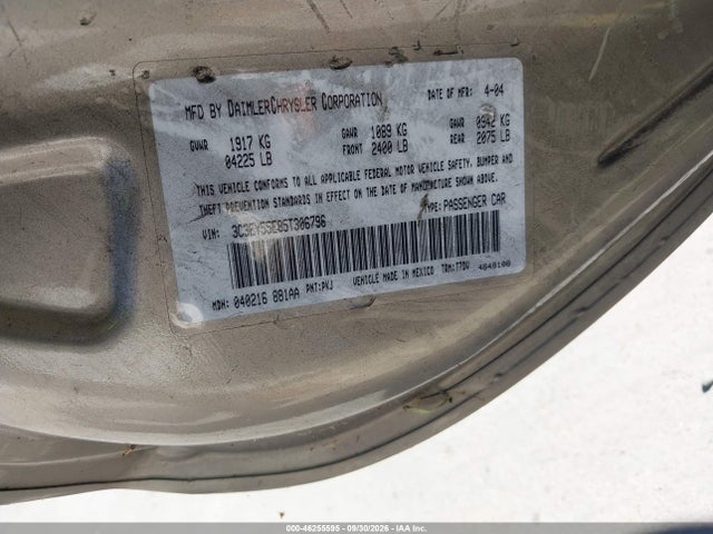 Aukcja sprzedaży 2005 Chrysler Pt Cruiser Touring, vin: 3C3EY55E85T306796, numer aukcji: 46255595