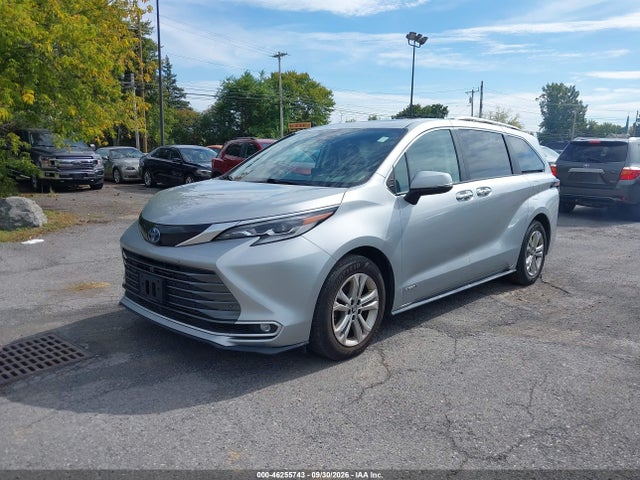 Продажа на аукционе авто 2021 Toyota Sienna Platinum, vin: 5TDESKFC0MS004730, номер лота: 46255743