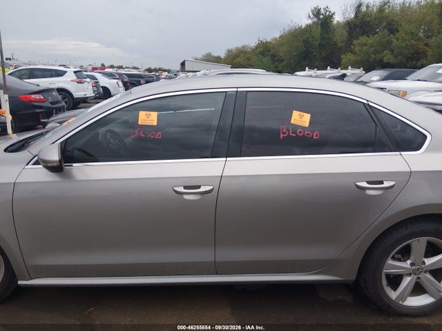 46255854 :رقم المزاد ، 1VWBH7A30CC016265 vin ، 2012 Volkswagen Passat 2.5l Se مزاد بيع
