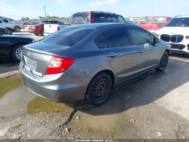 2012 Honda Civic Lx მანქანა იყიდება აუქციონზე, vin: 2HGFB2F56CH317642, აუქციონის ნომერი: 46256069