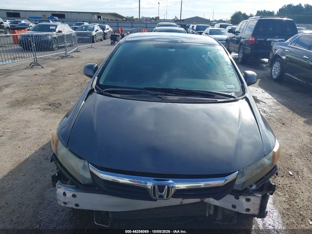 2012 Honda Civic Lx მანქანა იყიდება აუქციონზე, vin: 2HGFB2F56CH317642, აუქციონის ნომერი: 46256069