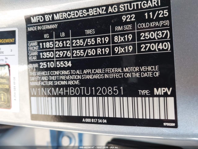 W1NKM4HB0TU120851 Mercedes-Benz GLC 300
