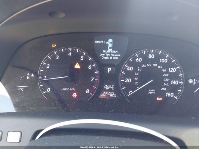 Продажа на аукционе авто 2010 Lexus Ls 460 L, vin: JTHDL5EF8A5002813, номер лота: 46256289