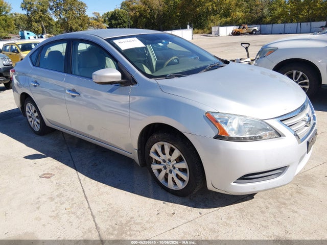 2013 Nissan Sentra S მანქანა იყიდება აუქციონზე, vin: 3N1AB7AP5DL628117, აუქციონის ნომერი: 46256645