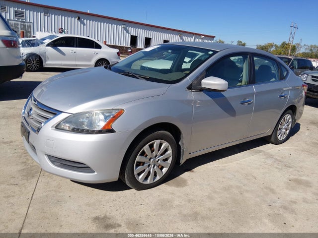 2013 Nissan Sentra S მანქანა იყიდება აუქციონზე, vin: 3N1AB7AP5DL628117, აუქციონის ნომერი: 46256645