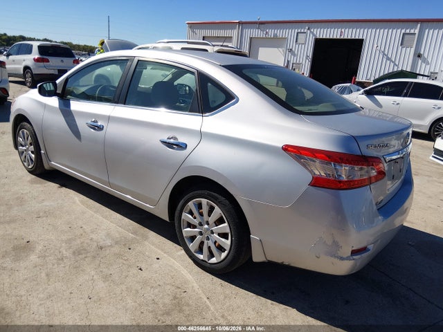 2013 Nissan Sentra S მანქანა იყიდება აუქციონზე, vin: 3N1AB7AP5DL628117, აუქციონის ნომერი: 46256645