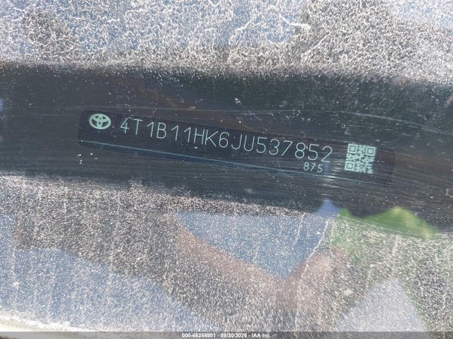 Продаж на аукціоні авто 2018 Toyota Camry Le, vin: 4T1B11HK6JU537852, номер лоту: 46256901