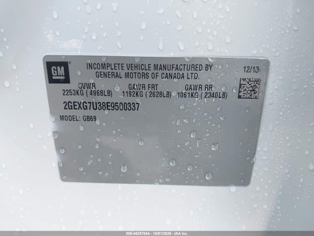 2014 Cadillac Xts B9q Coachbuilder Funeral Coach მანქანა იყიდება აუქციონზე, vin: 2GEXG7U38E9500337, აუქციონის ნომერი: 46257044