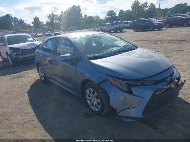 2025 Toyota Corolla Le მანქანა იყიდება აუქციონზე, vin: 5YFB4MDE1SP317899, აუქციონის ნომერი: 46257209