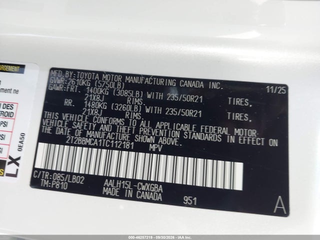 2T2BBMCA1TC112181 Lexus Rx 350h Premium+