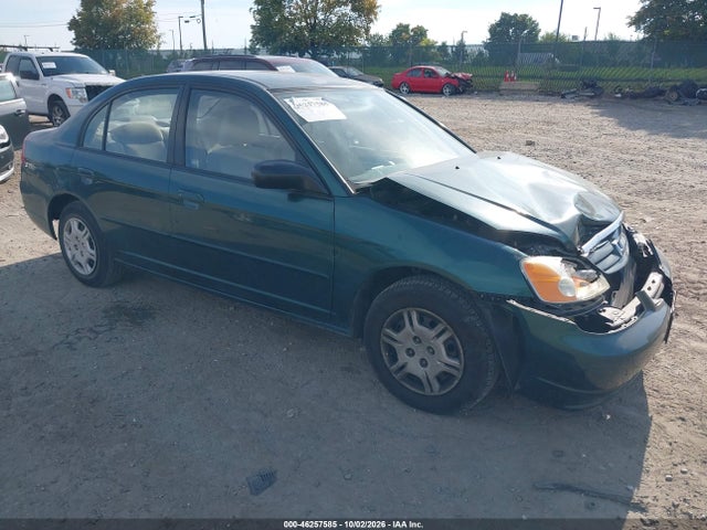 Продаж на аукціоні авто 2002 Honda Civic Lx, vin: 2HGES16682H512526, номер лоту: 46257585
