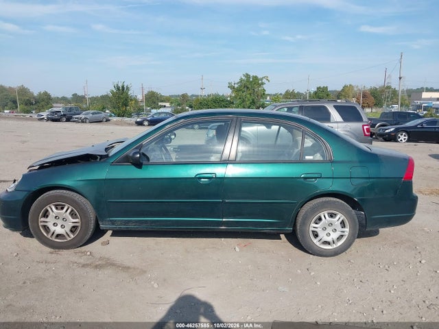 Aukcja sprzedaży 2002 Honda Civic Lx, vin: 2HGES16682H512526, numer aukcji: 46257585