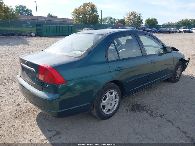 Aukcja sprzedaży 2002 Honda Civic Lx, vin: 2HGES16682H512526, numer aukcji: 46257585