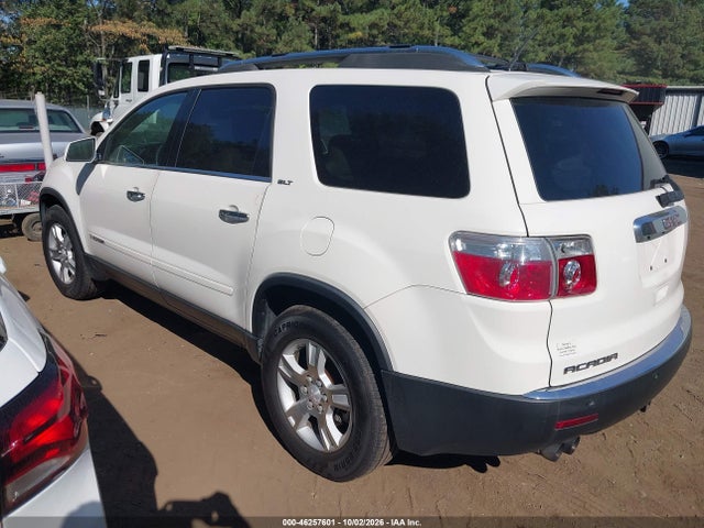 2008 Gmc Acadia Slt-2 მანქანა იყიდება აუქციონზე, vin: 1GKEV33728J118160, აუქციონის ნომერი: 46257601