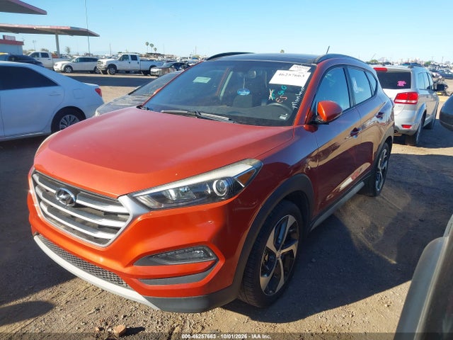 2017 Hyundai Tucson Value მანქანა იყიდება აუქციონზე, vin: KM8J33A20HU556337, აუქციონის ნომერი: 46257663