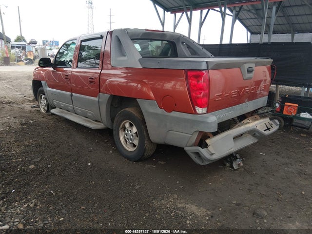Продаж на аукціоні авто 2002 Chevrolet Avalanche 1500, vin: 3GNEC13T92G305477, номер лоту: 46257827