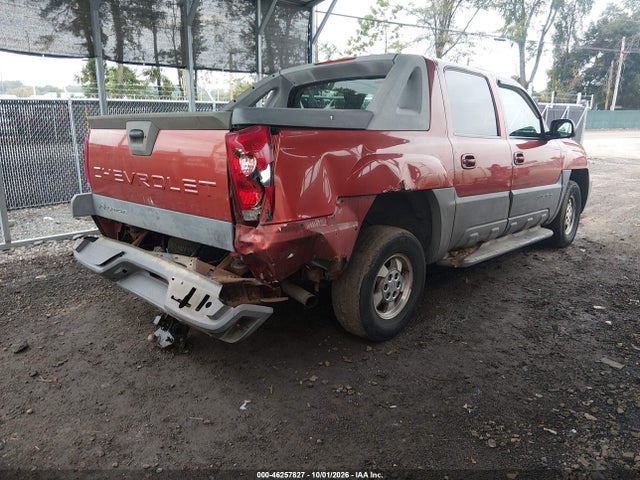 Продаж на аукціоні авто 2002 Chevrolet Avalanche 1500, vin: 3GNEC13T92G305477, номер лоту: 46257827