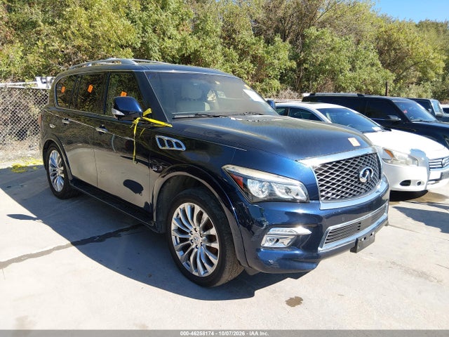 2016 Infiniti Qx80 მანქანა იყიდება აუქციონზე, vin: JN8AZ2NE1G9126761, აუქციონის ნომერი: 46258174