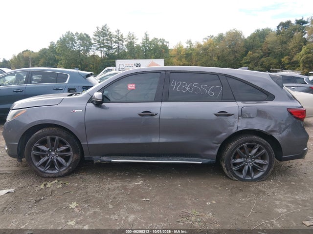2019 Acura Mdx Tech   A-spec Pkgs მანქანა იყიდება აუქციონზე, vin: 5J8YD4H0XKL025557, აუქციონის ნომერი: 46258312