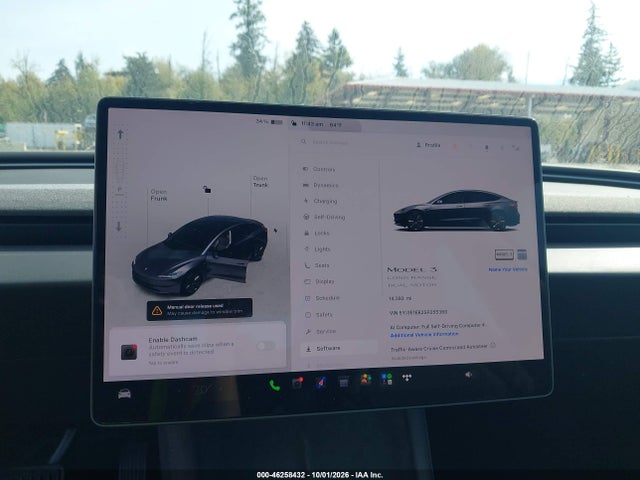 Aukcja sprzedaży 2025 Tesla Model 3 Long Range All-wheel Drive, vin: 5YJ3E1EB2SF055360, numer aukcji: 46258432