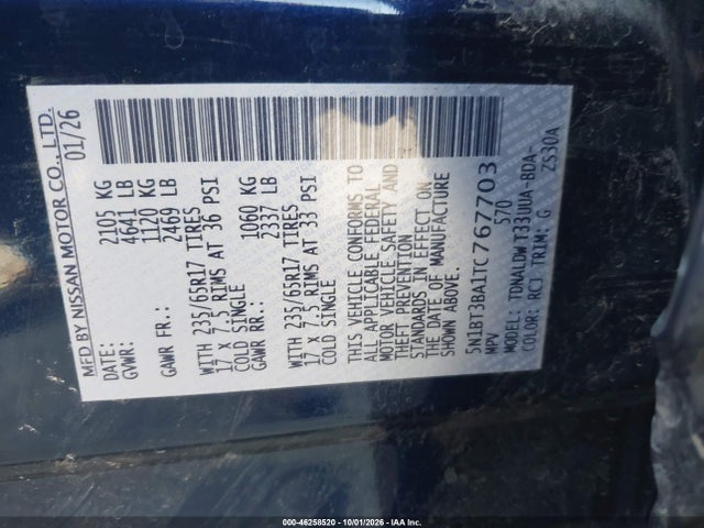 Nissan ROGUE SV 2026 5N1BT3BA1TC767703 Image 9