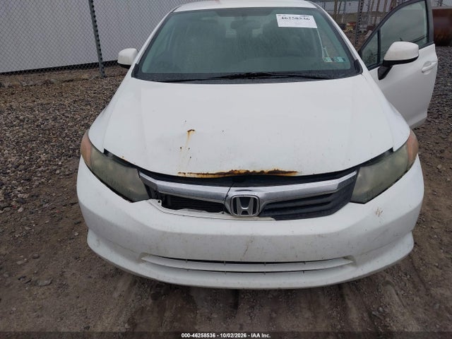 2012 Honda Civic Lx მანქანა იყიდება აუქციონზე, vin: 2HGFB2F52CH306167, აუქციონის ნომერი: 46258536