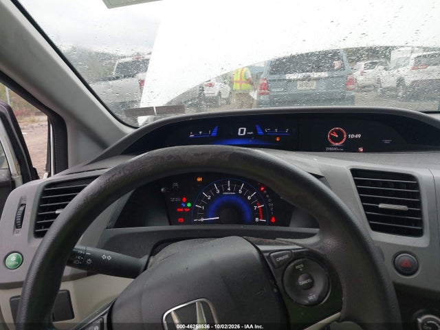 2012 Honda Civic Lx მანქანა იყიდება აუქციონზე, vin: 2HGFB2F52CH306167, აუქციონის ნომერი: 46258536