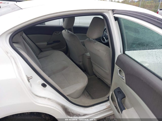 2012 Honda Civic Lx მანქანა იყიდება აუქციონზე, vin: 2HGFB2F52CH306167, აუქციონის ნომერი: 46258536