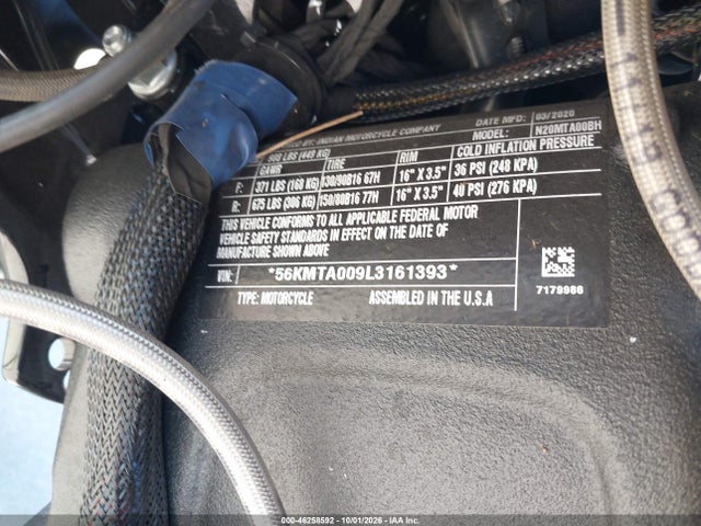 INDIAN MOTORCYCLE CO. Scout Bobber Abs 2020 56KMTA009L3161393 Image 10
