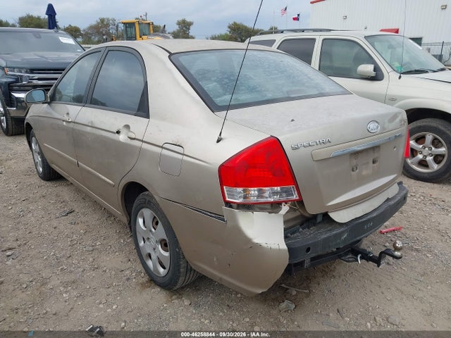 Aukcja sprzedaży 2009 Kia Spectra Ex, vin: KNAFE221295617684, numer aukcji: 46258844