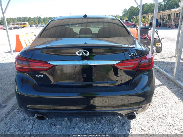 2018 Infiniti Q50 2.0t Pure მანქანა იყიდება აუქციონზე, vin: JN1CV7AR9JM280356, აუქციონის ნომერი: 46258871