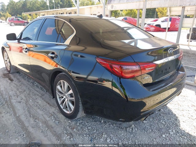 2018 Infiniti Q50 2.0t Pure მანქანა იყიდება აუქციონზე, vin: JN1CV7AR9JM280356, აუქციონის ნომერი: 46258871