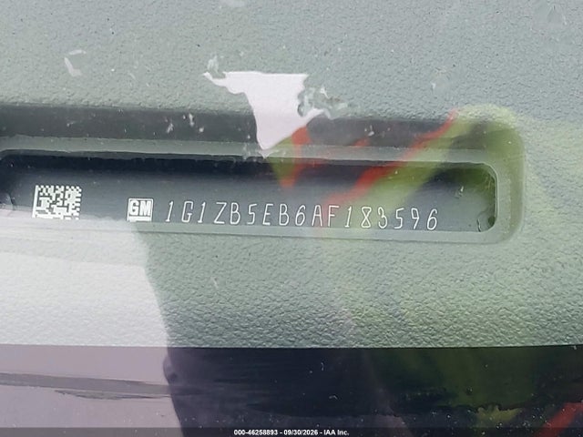 46258893 :رقم المزاد ، 1G1ZB5EB6AF183596 vin ، 2010 Chevrolet Malibu Ls مزاد بيع