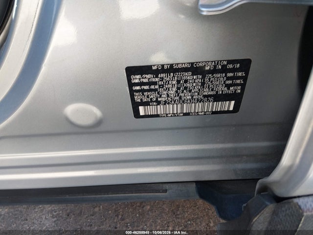 JF2SKAUC6KH422826 Subaru Forester Limited