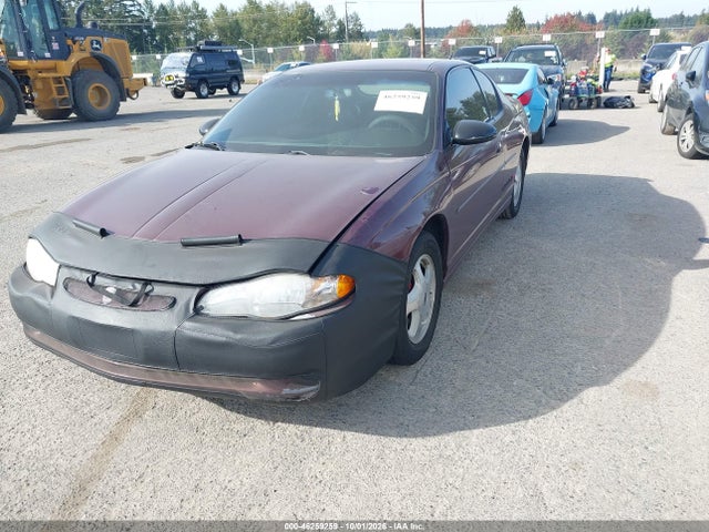 46259259 :رقم المزاد ، 2G1WX12K8Y9305010 vin ، 2000 Chevrolet Monte Carlo Ss مزاد بيع