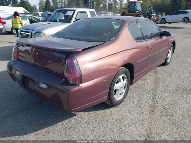 46259259 :رقم المزاد ، 2G1WX12K8Y9305010 vin ، 2000 Chevrolet Monte Carlo Ss مزاد بيع