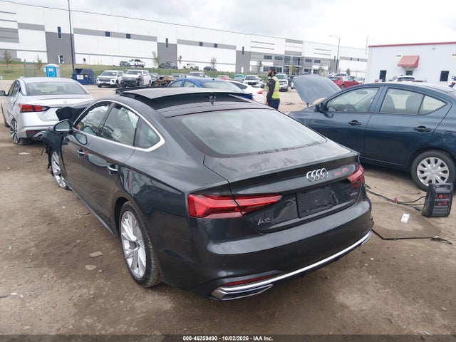 2022 Audi A5 Sportback Premium Plus 40 Tfsi Quattro S Tronic მანქანა იყიდება აუქციონზე, vin: WAUCBCF50NA003586, აუქციონის ნომერი: 46259490